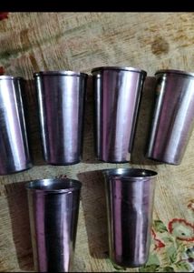 Vinod Stainless Steel Glasses