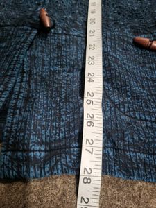 Denim Jacket with Toggle Closure