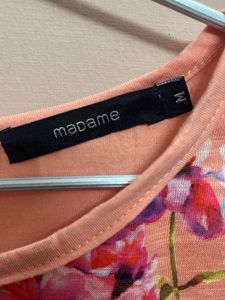 Madame Peach Color Sequine Top