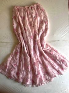 Floral Pink Skirt