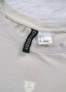 H&amp;M Grey Crop Tee