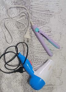 Nova Hairdryer+ Mini Hair Straightner