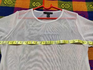 Sheer White Tshirt
