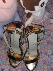 Shiny Gold Heels