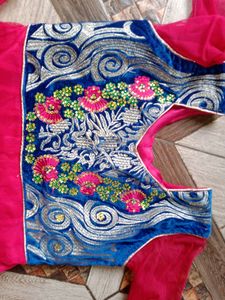 Rani &amp;Blue Colour Ethnic Gown With Pajami