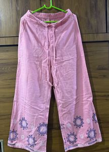 Pink Wide Leg Palazzo Pants