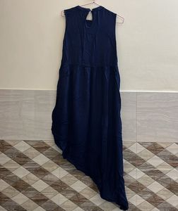 Navy Blue Sleeveless Dress