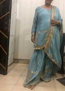 Elegant Blue Kurta Set size small to XxL