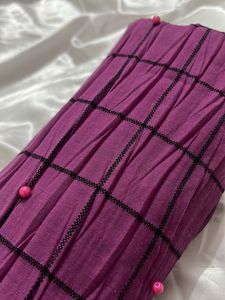 Purple Checkered Hijab