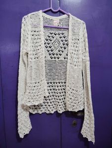 Crochet Knit Cardigan