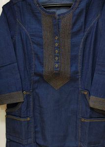 Blue Denim Kurta