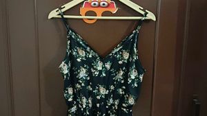 Black Floral Jumpsuit