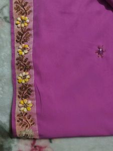 🔥 Sale 🔥 Elegant magenta Saree