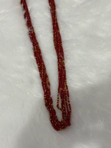 Red Beaded Necklace