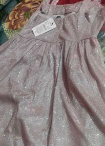 Sparkly Pink Mini Dress