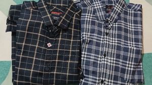 2 combo Men&#39;s Plaid Shirt Comb
