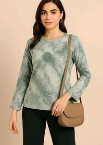 Green Embroidered Top