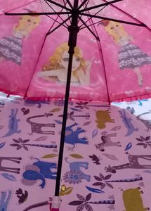Price Drop 🎉Barbie Girls Kid Pink Umbrella ☔