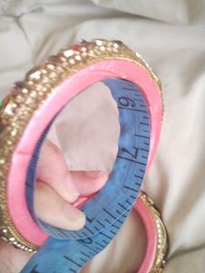 Pink &amp; Gold Bangle Set
