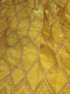 Yellow Embroidered Dress