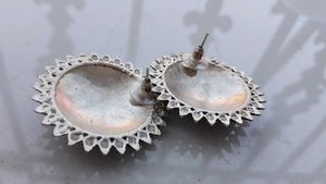 Oxidized Silver Earrings