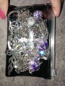 gothic y2k mystery jewellery pouch