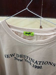 Beige &#39;New Destinations&#39; Sweatshirt