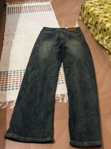 Wide Leg Denim Jeans