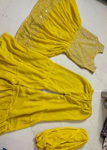 Elegant Yellow Kurta Set✨💕
