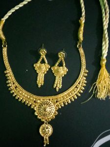 Golden Plated Necklace Set