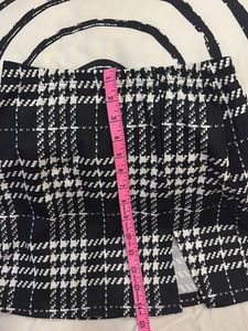 Houndstooth Mini Skirt