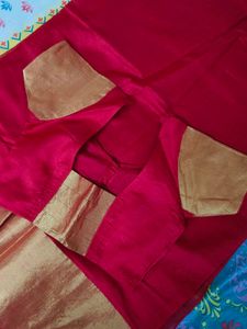 Maroon Saree
