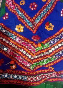 Blue Ghaghra Set For Girl