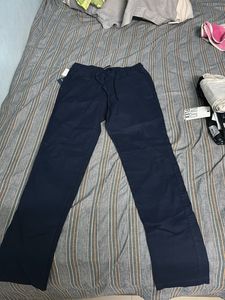 Navy Blue Casual Pants