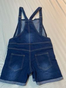 Denim Short Overalls