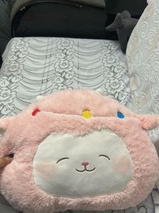 Cute Pink Plush Pillow
