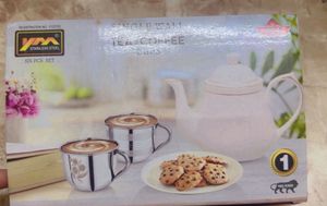 steel tea coffee cup set