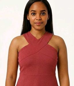 🎀Red One-Shoulder Mini Dress