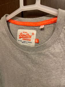 Superdry T-shirt Logo Embroidered Full Sleeve