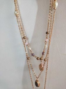 Layered Rose Gold Necklace