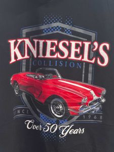 Black Hoodie with Car Graphic