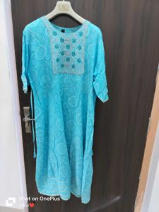 Bandhej print Kurta and pant
