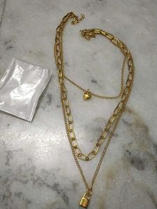 Layered Gold Chain Necklace