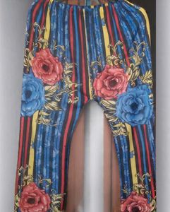 Floral Striped Print Palazzo