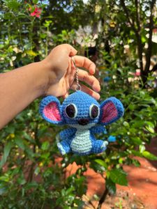 stitch crochet keychain