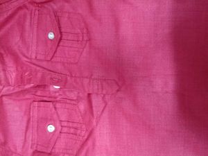 Kids Red  Pathani Kurta Pajama Set