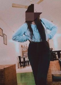 Shein Grey White Top