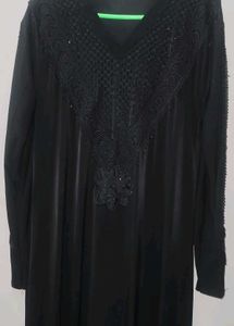 Lycra Black Abaya