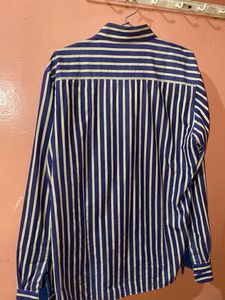 Striped Button-Down Shirt