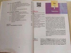 Chemistry Textbook Class XII - Part I &amp; II